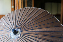 画像をギャラリービューアに読み込む, 日傘【柿渋染(黒骨)】 (イエロー)