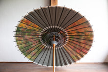 画像をギャラリービューアに読み込む, 日傘【二重張 紫×もみ紙×カーキ】