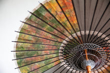 画像をギャラリービューアに読み込む, 日傘【二重張 紫×もみ紙×カーキ】