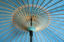 画像をギャラリービューアに読み込む, 日傘【水色(軒カラフル)】 - 和傘CASA