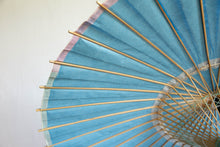 画像をギャラリービューアに読み込む, 日傘【水色(軒カラフル)】 - 和傘CASA