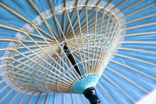 画像をギャラリービューアに読み込む, 日傘【水色(軒カラフル)】 - 和傘CASA