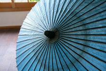 画像をギャラリービューアに読み込む, 日傘【水色(軒カラフル)】 - 和傘CASA