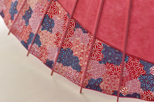 画像をギャラリービューアに読み込む, 日傘【月奴 ピンク×花柄】 - 和傘CASA