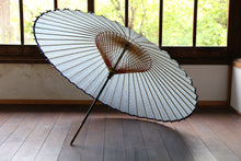 画像をギャラリービューアに読み込む, 蛇の目傘【鹿の子 紺】 - 和傘CASA