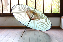 画像をギャラリービューアに読み込む, 蛇の目傘【鹿の子 水色】 - 和傘CASA