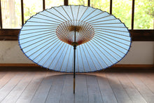 画像をギャラリービューアに読み込む, 蛇の目傘【青ストライプ】 - 和傘CASA