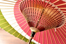 画像をギャラリービューアに読み込む, 蛇の目傘【三日月 重色目桃】 - 和傘CASA