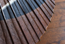 画像をギャラリービューアに読み込む, 蛇の目傘【交叉 柿渋×黒(白)】 - 和傘CASA