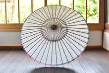 画像をギャラリービューアに読み込む, 日傘【軒ぼかし ピンクグリーン】 - 和傘CASA