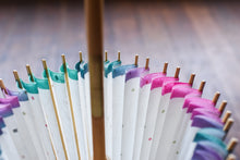 画像をギャラリービューアに読み込む, 日傘【軒ぼかし ピンクグリーン】 - 和傘CASA