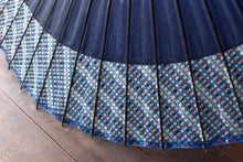 画像をギャラリービューアに読み込む, 蛇の目傘【軒奴 紺×格子模様】