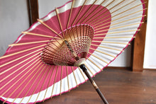 画像をギャラリービューアに読み込む, 日傘【月奴 ピンク×紫陽花】 - 和傘CASA