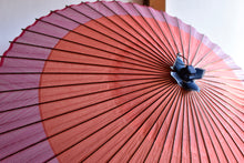 画像をギャラリービューアに読み込む, 蛇の目傘【軒奴 橙×よろけ縞】