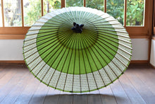 画像をギャラリービューアに読み込む, 蛇の目傘【軒奴 鶯×丸模様】