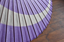 画像をギャラリービューアに読み込む, 蛇の目傘【三日月 ラベンダー】