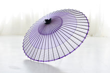 画像をギャラリービューアに読み込む, 蛇の目傘【軒奴 ラベンダー×ガラスボタン】