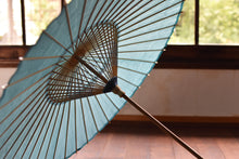 画像をギャラリービューアに読み込む, 日傘【Corsoyard 落水紙「流水」×ブルーグリーン】 - 和傘CASA