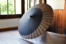 Load image into Gallery viewer, 日傘【月奴 黒×柿渋(ローズピンク)】 - 和傘CASA
