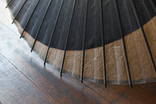 Load image into Gallery viewer, 日傘【月奴 黒×柿渋(ローズピンク)】 - 和傘CASA