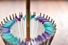 将图片加载到图库查看器,日傘【軒ぼかし グリーンパープル】 - 和傘CASA