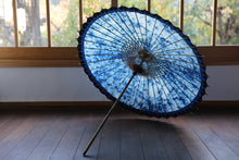 画像をギャラリービューアに読み込む, 日傘【網代軒奴 ギャラクシー×藍染】