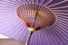 画像をギャラリービューアに読み込む, 蛇の目傘【無地 ラベンダー】