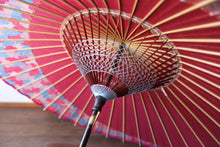 画像をギャラリービューアに読み込む, 小蛇の目傘【月奴 ピンク×あじさい】 - 和傘CASA