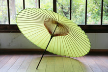画像をギャラリービューアに読み込む, 蛇の目傘【若草】 - 和傘CASA