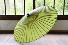 画像をギャラリービューアに読み込む, 蛇の目傘【若草】 - 和傘CASA