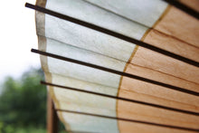 Load image into Gallery viewer, 蛇の目傘【軒奴 柿渋×かすみ染(グリーンイエロー)】 - 和傘CASA