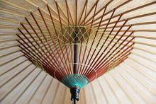 Load image into Gallery viewer, 蛇の目傘【軒奴 柿渋×かすみ染(グリーンイエロー)】 - 和傘CASA