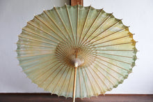 画像をギャラリービューアに読み込む, 日傘【網代 かすみ染め グリーンイエロー】 - 和傘CASA