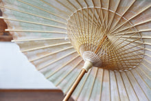 将图片加载到图库查看器,日傘【網代 かすみ染め オレンジグリーン】 - 和傘CASA