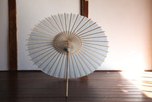 画像をギャラリービューアに読み込む, 日傘【透かし和紙水玉×藍染め手漉き美濃和紙】 - 和傘CASA