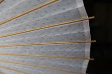 画像をギャラリービューアに読み込む, 日傘【透かし和紙水玉×藍染め手漉き美濃和紙】 - 和傘CASA