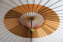 画像をギャラリービューアに読み込む, 蛇の目傘【助六 白×柿渋】 - 和傘CASA