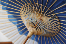 画像をギャラリービューアに読み込む, 日傘【石徹白藍染 波紋】 - 和傘CASA