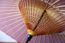 画像をギャラリービューアに読み込む, 蛇の目傘【よろけ縞 赤】 - 和傘CASA