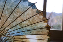 画像をギャラリービューアに読み込む, 日傘【網代二重張ブルーイエロー】 - 和傘CASA