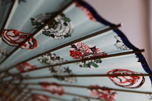 画像をギャラリービューアに読み込む, 蛇の目傘【四君子アクアブルー】 - 和傘CASA