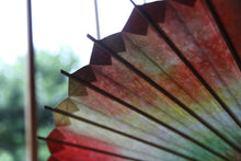 画像をギャラリービューアに読み込む, 日傘【網代二重張 かすみ染め 柘榴】