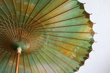 画像をギャラリービューアに読み込む, 日傘【網代二重張 かすみ染め グリーンイエロー】 - 和傘CASA