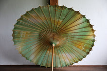 画像をギャラリービューアに読み込む, 日傘【網代二重張 かすみ染め グリーンイエロー】 - 和傘CASA