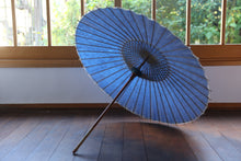 画像をギャラリービューアに読み込む, 日傘【二重張 青×青海波】