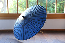 画像をギャラリービューアに読み込む, 日傘【二重張 青×青海波】