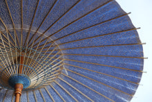 画像をギャラリービューアに読み込む, 日傘【二重張 青×青海波】