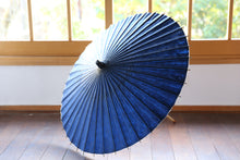 画像をギャラリービューアに読み込む, 日傘【二重張 紺×麻の葉】
