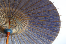 画像をギャラリービューアに読み込む, 日傘【二重張 紺×麻の葉】