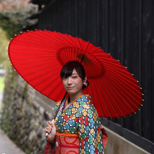 画像をギャラリービューアに読み込む, 蛇の目傘【えんじ色】 - 和傘CASA